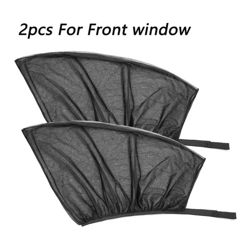 Car Sun Umbrella Shield Sun Screen Front Block Protection Heat Insulation Telescopic Umbrella Handle Can Be Bent Shading Curtain